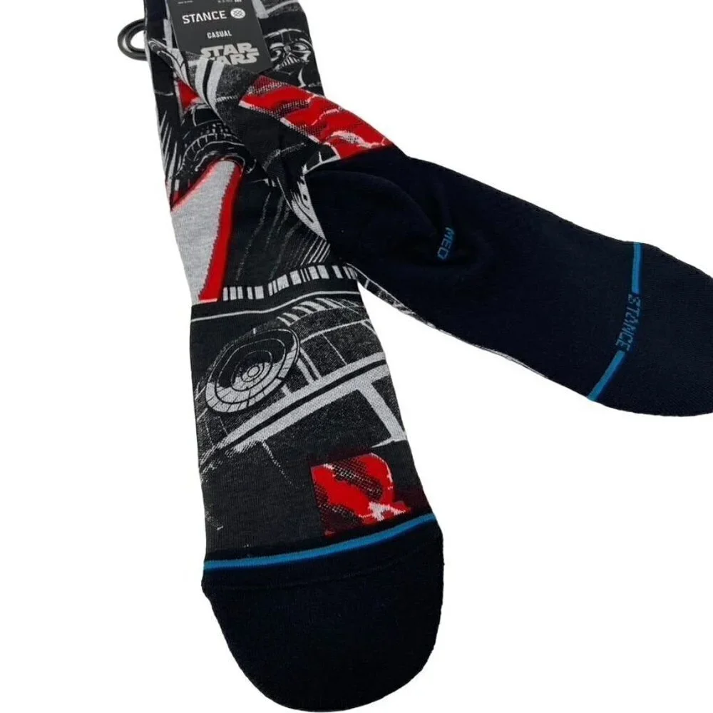 Stance Manga Vader Black MD (US Men's Shoe 6-8.5, Women's Shoe 8-10.5) Star Wars